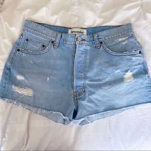 Reformation denim shorts - high waisted BRAND NEW